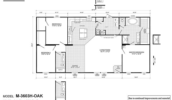 Runner Series / M-3603-H Oak Layout 79637