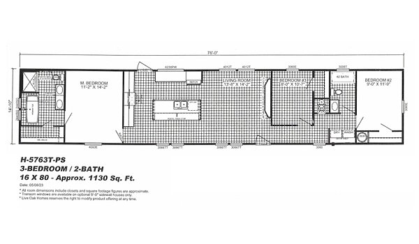 Signature Oaks / Escalade H-5763T-PS Layout 97958