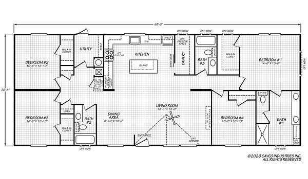 Palm Harbor Elite / PE28684F Layout 130945