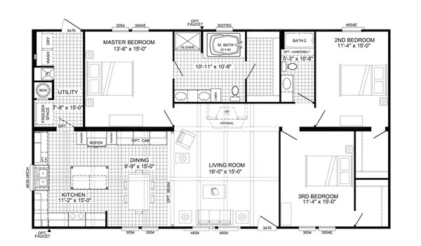 DK / The Buck Layout 7038