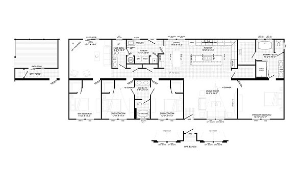 American Farm House / The Magnolia 73AFH32804AH Layout 135272