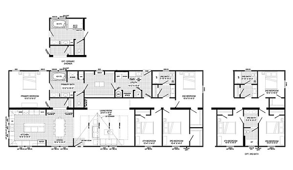 Admiral / The Carolina 73ADM32764DH Layout 135275