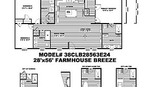 Clayton / The Breeze Farmhouse CLB28563EH Layout 42007