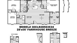 Clayton / The Breeze Farmhouse CLB28563EH Layout 42007