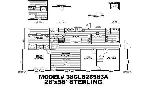 Clayton / Sterling Anniversary CLB28563AH Layout 89031