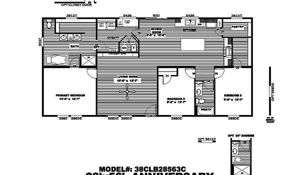 Clayton / The Anniversary 2.1 CLB28563CH Layout 89033