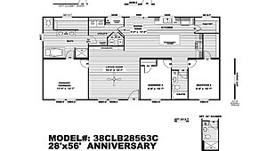 Clayton / The Anniversary 2.1 CLB28563CH Layout 89033