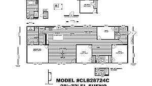 Clayton / El Sueno Breeze CLB28724CH Layout 127613