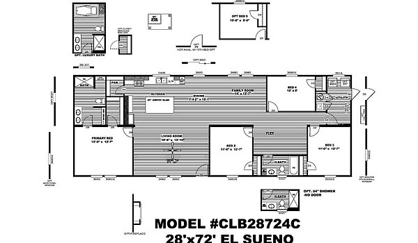 Clayton / El Sueno Breeze CLB28724CH Layout 127613