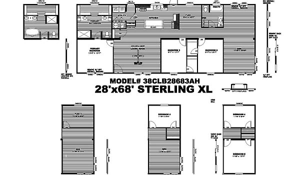 Clayton / Sterling Xl Anniversary CLB28683AH Layout 89108