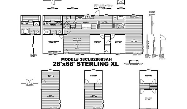 Clayton / Sterling Xl Anniversary CLB28683AH Layout 89108