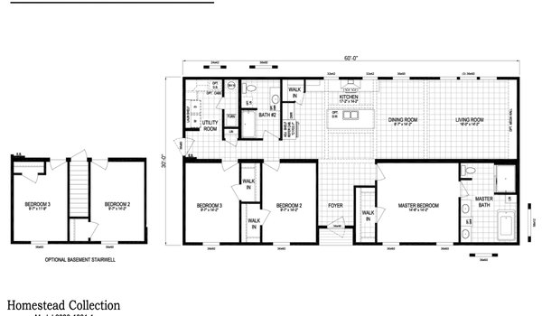 Homestead Collection / Homestead 30x60 Layout 26719