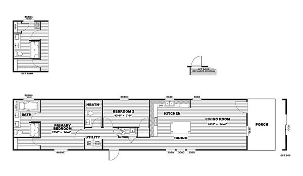 Porch Living Series / 16682A 31PLS16682AH Layout 101548