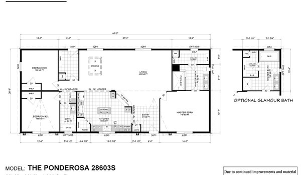 Timberwood / 28603S The Ponderosa Layout 21161