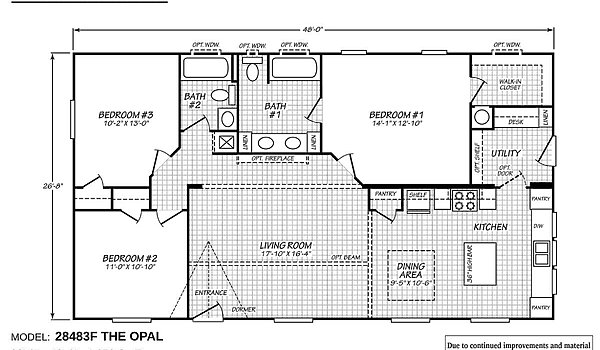 Prestige Series / 28483F The Opal Layout 88805