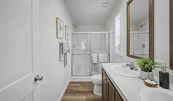 Pure Series / 24483P The Grace with Prow Porch and Tower Dormer Bathroom 135430
