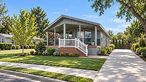 Pure Series / 24483P The Grace with Prow Porch and Tower Dormer Exterior 135412