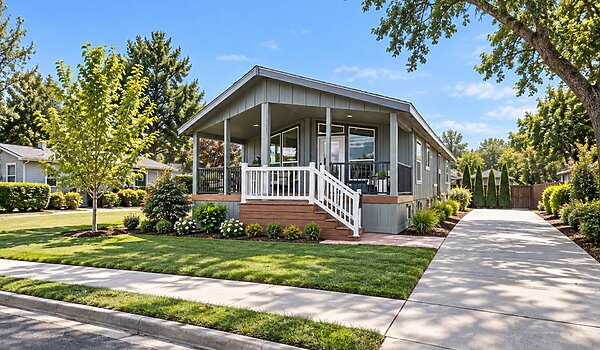 Pure Series / 24483P The Grace with Prow Porch and Tower Dormer Exterior 135412