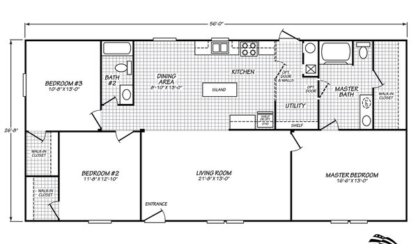 Sandalwood XL 28563X by Fleetwood Homes Lafayette - ModularHomes.com