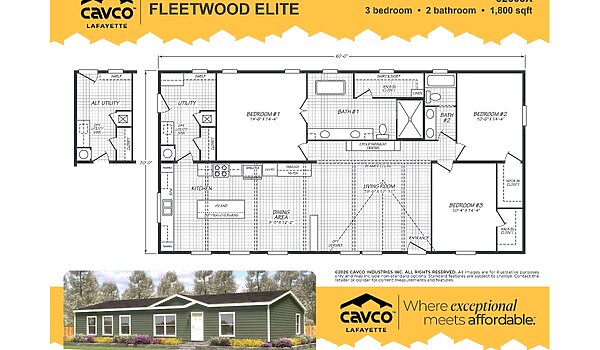 Fleetwood Elite Series / Beam House 32603X Layout 70620
