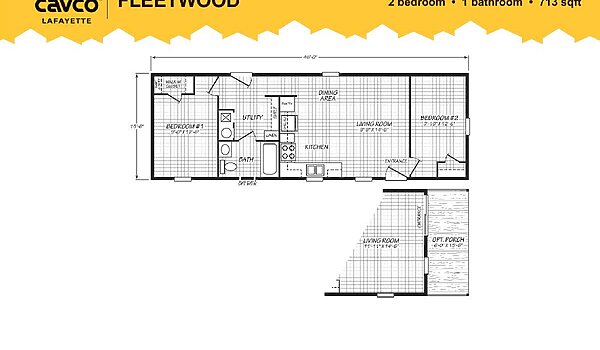 Fleetwood Series / 16462U Layout 118026
