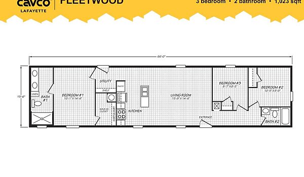 Fleetwood Series / 16663U Layout 118028