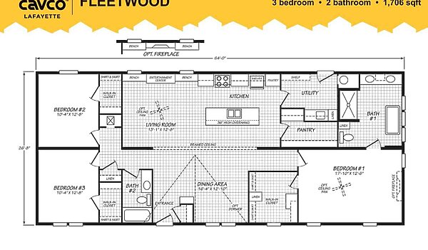Fleetwood Series / 28643B Layout 118038