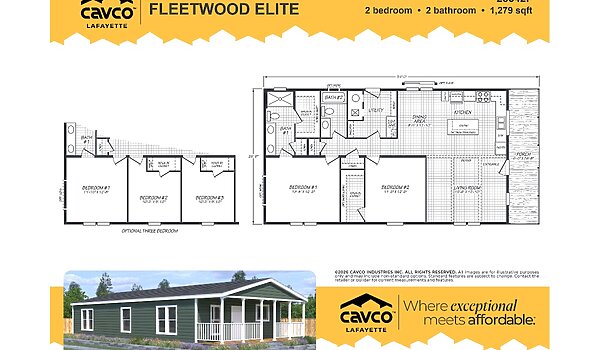 Fleetwood Series / Outlook 28542F Lot #9 Layout 122121