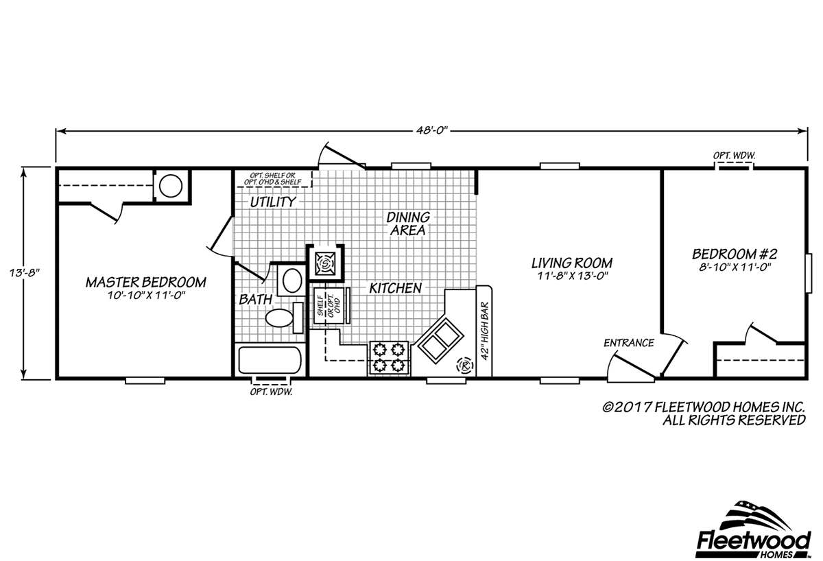 Westfield Classic 14482B by Fleetwood Homes Douglas - ModularHomes.com