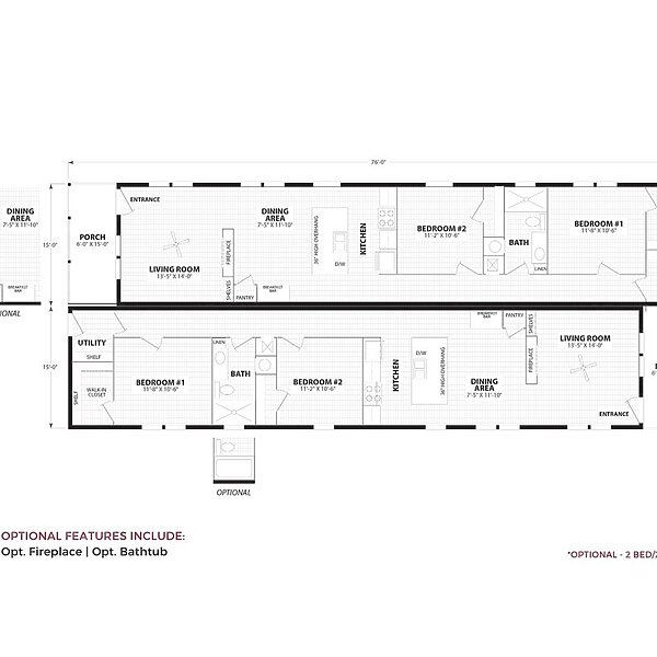 Anthem / The Roanoke Duplex Layout 94987