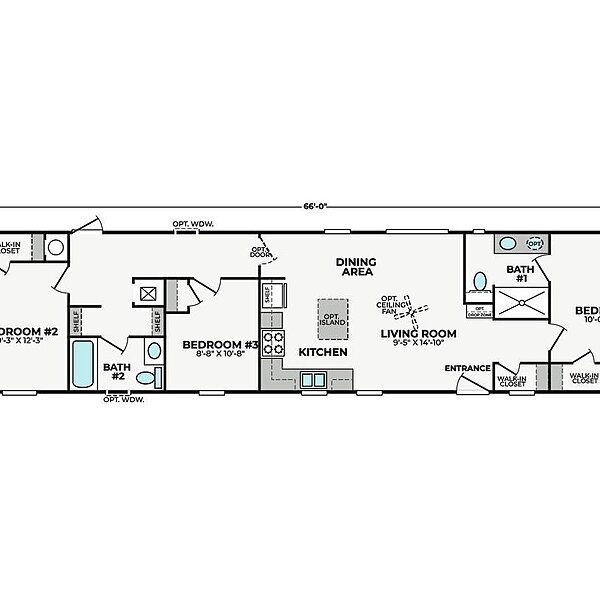 Cavco Community / Clover 16663F Layout 132436