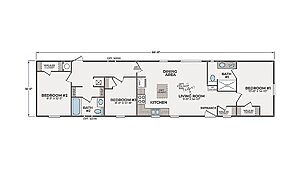 Cavco Community / Clover 16663F Layout 149973