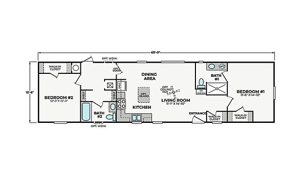 Cavco Community / Aster 16602F Layout 132455