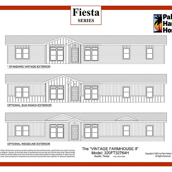 Fiesta / The Vintage Farmhouse II 320FT32764H Layout 50594