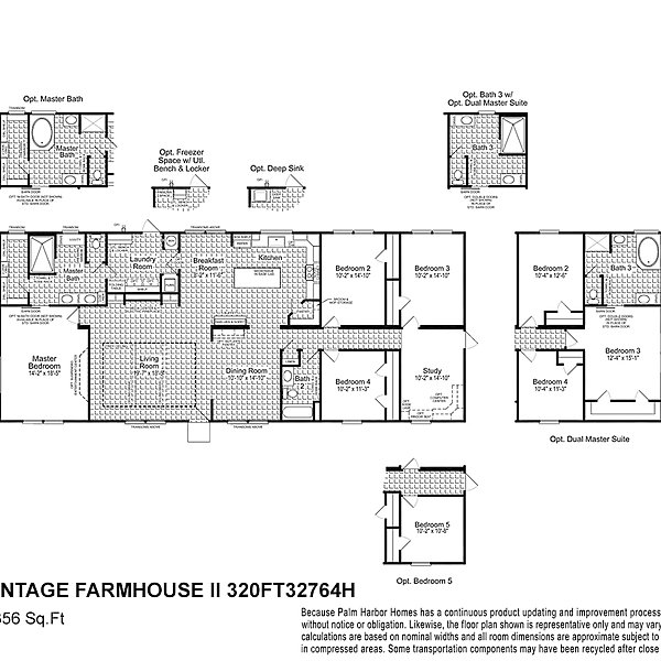 Fiesta / The Vintage Farmhouse II 320FT32764H Layout 50596