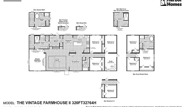 Fiesta / The Vintage Farmhouse II 320FT32764H Layout 50596