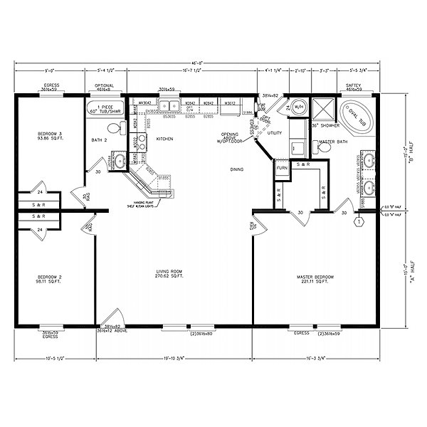 Palm Harbor / The Jefferson Plus Layout 40347