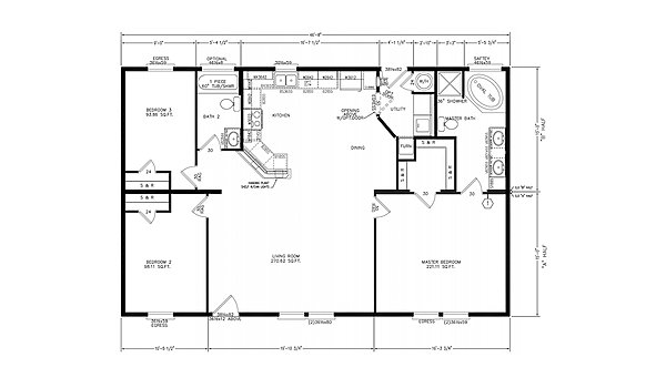 Palm Harbor / The Jefferson Plus Layout 40347