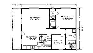 Palm Harbor / The River’s Edge 28362B Layout 40420