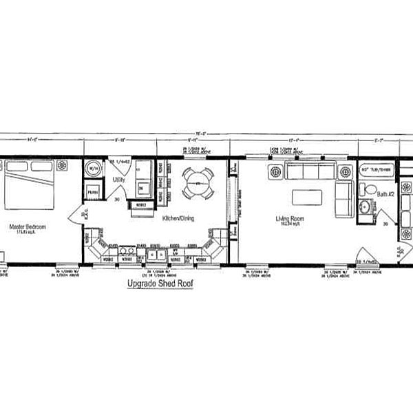 Palm Harbor / The Loft HD1576 Layout 40463