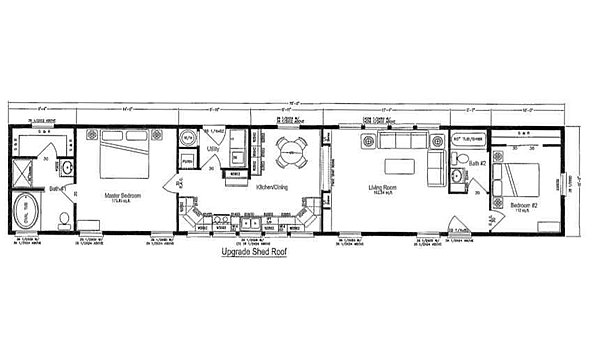 Palm Harbor / The Loft HD1576 Layout 40463