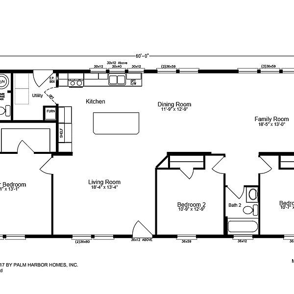 Palm Harbor / The Mary’s Peak 28603A Layout 40932