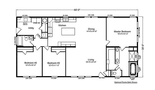 Palm Harbor / The Diamond Peak HD30603D Layout 40938