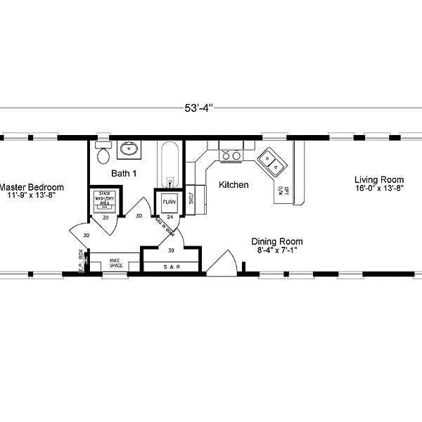 Palm Harbor / The Paradise II 4H54S17 Layout 44858