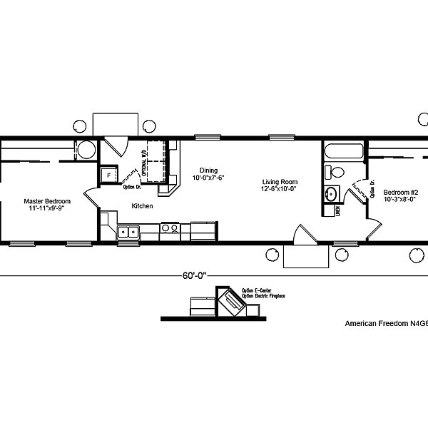 Palm Harbor / The American Freedom II N4G60S71 Layout 44869