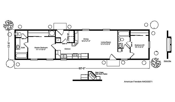 Palm Harbor / The American Freedom II N4G60S71 Layout 44869