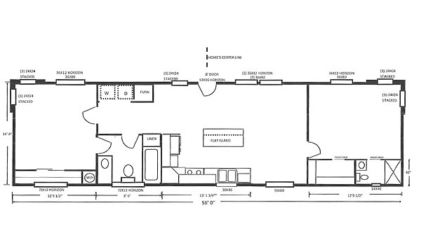 Palm Harbor / The American Freedom 14562A Layout 55811