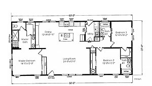 Palm Harbor / The Willow Home HD-28603M Layout 60681