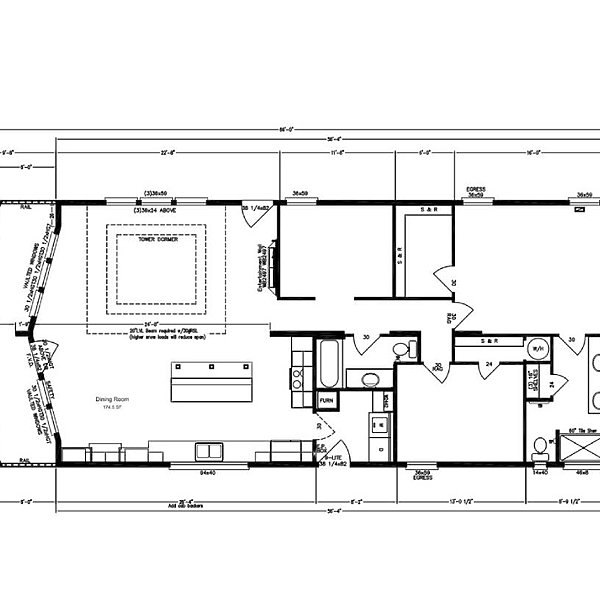 400 Series / The Metolius Cabin 2 HD-28562A Layout 60682