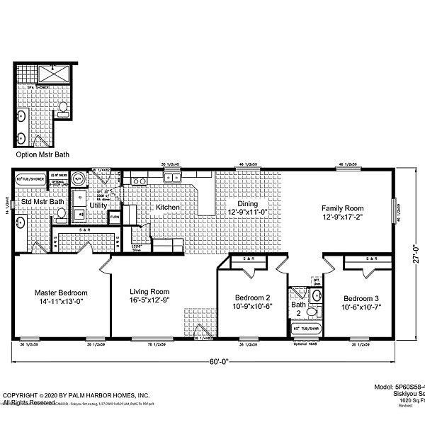 Siskiyou Series / 5P60S58-4G28603D Layout 67375